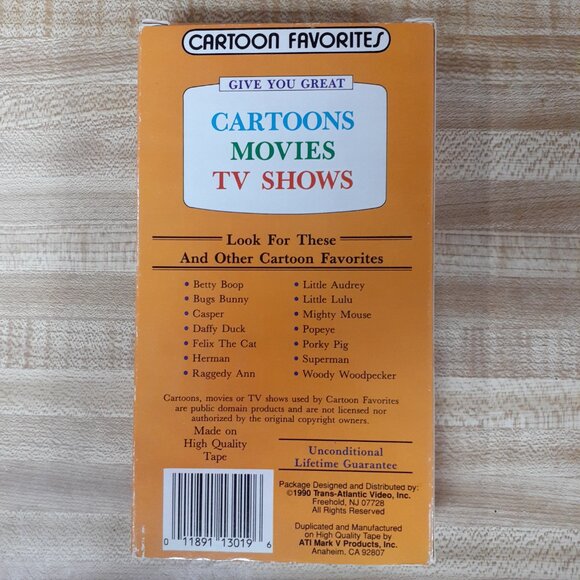 Superman Cartoon Classics VHS 1990 Diamond Entertainment Retro Jungle Drum Mummy - Picture 2 of 6